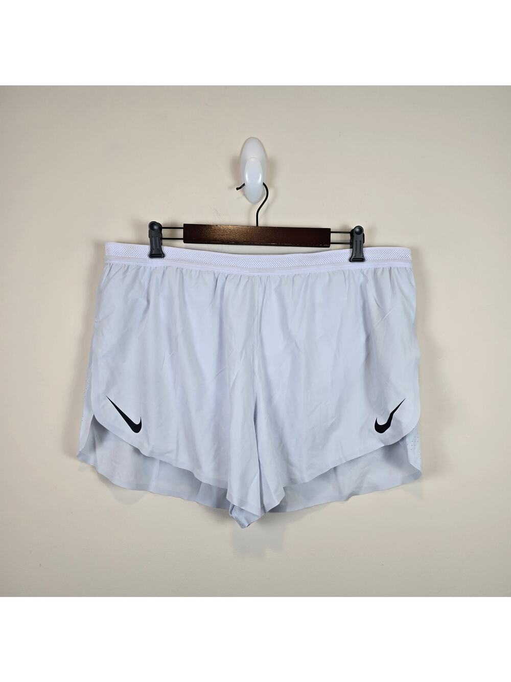 Nike Men's Size XXL Dri-FIT ADV AeroSwift 4'' Brief-Lined Shorts Football Gray